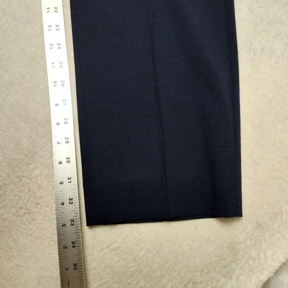 Banana Republic Pants Mens 33x34 Blue Slim Flat Front Dress Marzotto Wool Suit